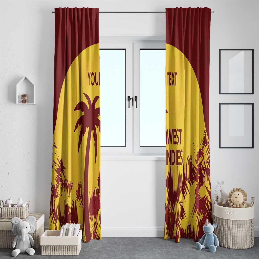 Custom West Indies Cricket Window Curtain Windies Newest Version