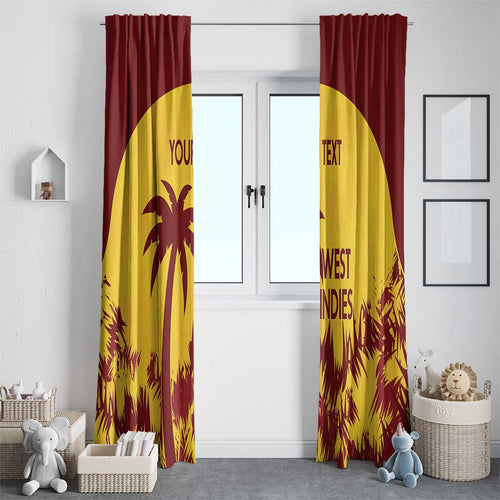 Custom West Indies Cricket Window Curtain Windies Newest Version