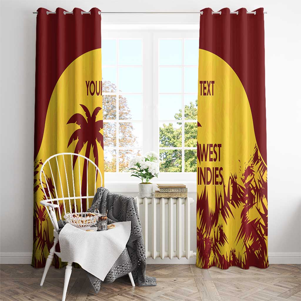Custom West Indies Cricket Window Curtain Windies Newest Version