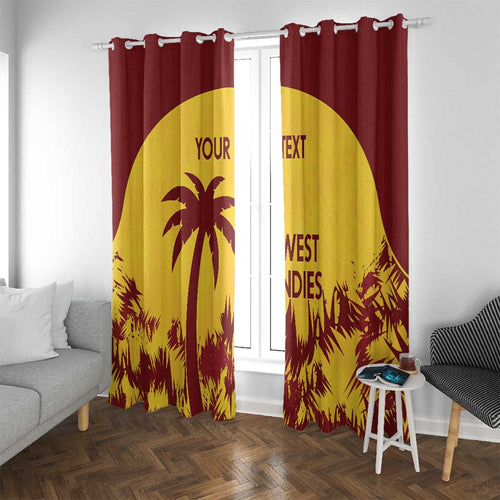 Custom West Indies Cricket Window Curtain Windies Newest Version
