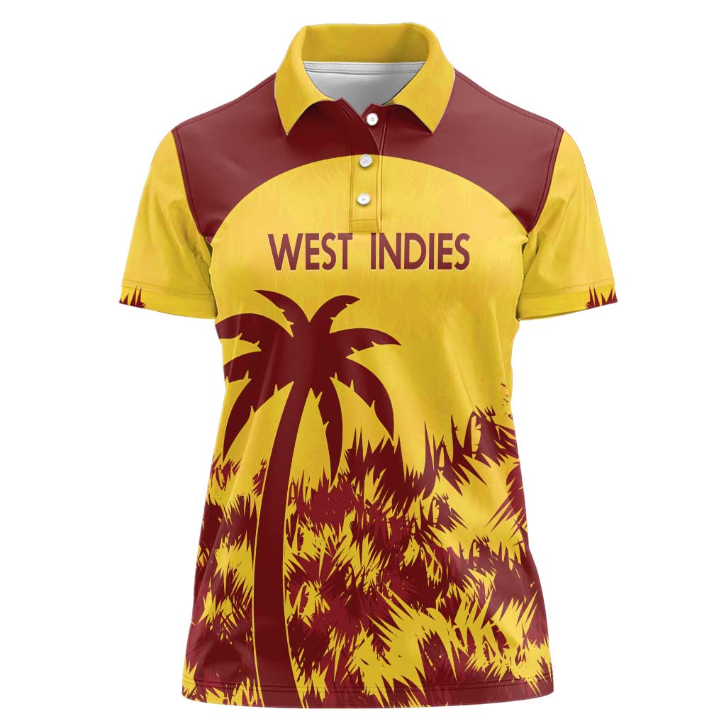 Custom West Indies Cricket Women Polo Shirt Windies Newest Version