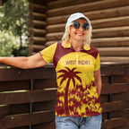 Custom West Indies Cricket Women Polo Shirt Windies Newest Version