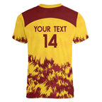 Custom West Indies Cricket Women V-Neck T-Shirt Windies Newest Version