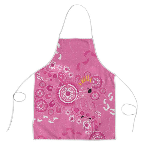 Pink Ribbon Australia Apron Breast Cancer Awareness Aboriginal Cacatua leadbeateri - Aussie Hoodie