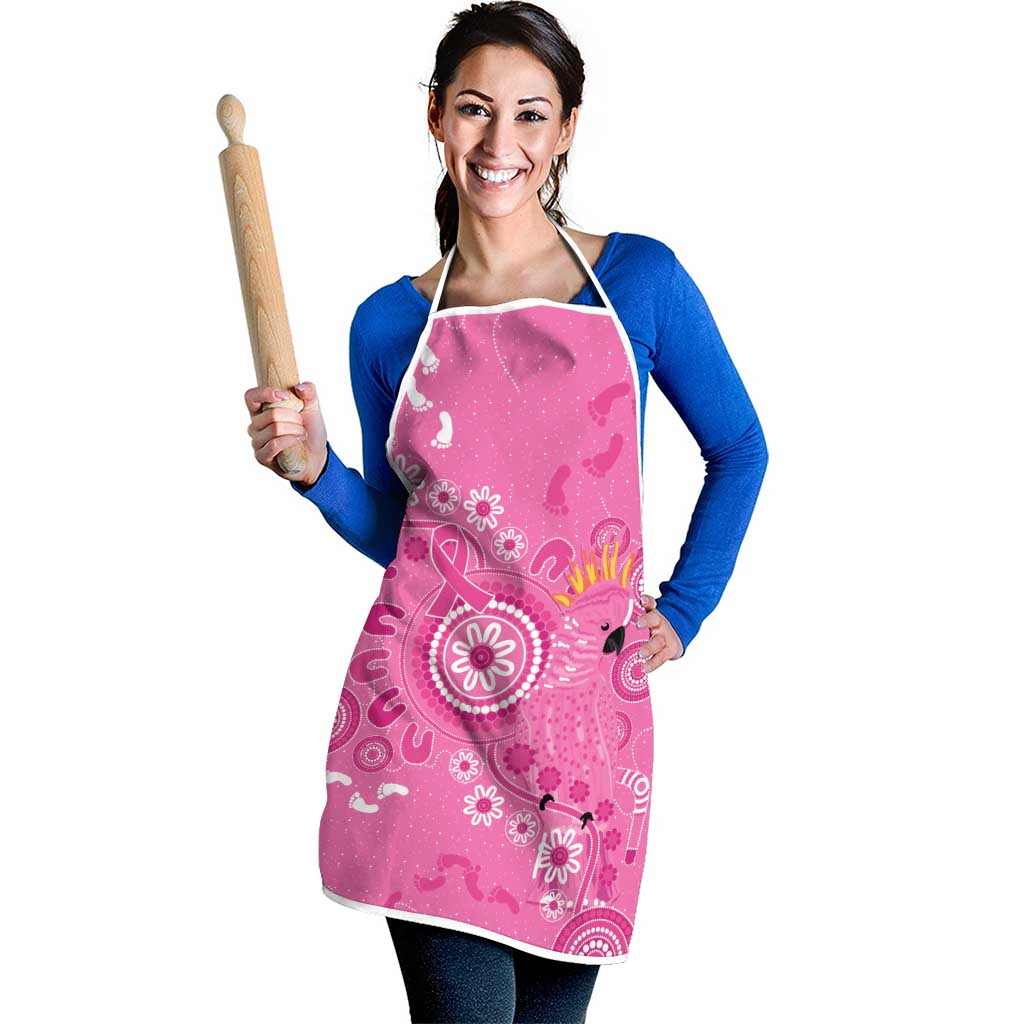 Pink Ribbon Australia Apron Breast Cancer Awareness Aboriginal Cacatua leadbeateri - Aussie Hoodie