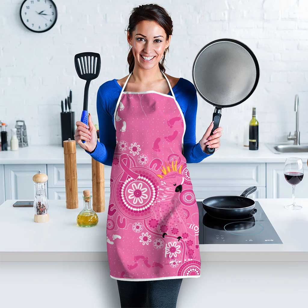 Pink Ribbon Australia Apron Breast Cancer Awareness Aboriginal Cacatua leadbeateri - Aussie Hoodie