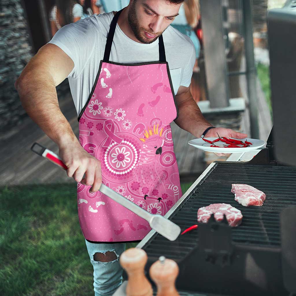 Pink Ribbon Australia Apron Breast Cancer Awareness Aboriginal Cacatua leadbeateri - Aussie Hoodie