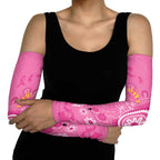Pink Ribbon Australia Arm Sleeves Breast Cancer Awareness Aboriginal Cacatua leadbeateri - Aussie Hoodie