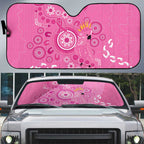 Pink Ribbon Australia Auto Sun Shade Breast Cancer Awareness Aboriginal Cacatua leadbeateri - Aussie Hoodie