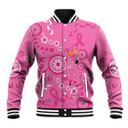 Pink Ribbon Australia Baseball Jacket Breast Cancer Awareness Aboriginal Cacatua leadbeateri - Aussie Hoodie