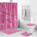 Pink Ribbon Australia Bathroom Set Breast Cancer Awareness Aboriginal Cacatua leadbeateri - Aussie Hoodie
