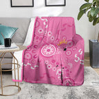 Pink Ribbon Australia Blanket Breast Cancer Awareness Aboriginal Cacatua leadbeateri - Aussie Hoodie