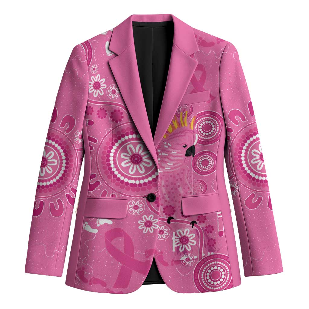 Pink Ribbon Australia Blazer Breast Cancer Awareness Aboriginal Cacatua leadbeateri - Aussie Hoodie