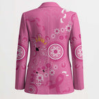 Pink Ribbon Australia Blazer Breast Cancer Awareness Aboriginal Cacatua leadbeateri - Aussie Hoodie