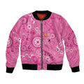 Pink Ribbon Australia Bomber Jacket Breast Cancer Awareness Aboriginal Cacatua leadbeateri - Aussie Hoodie
