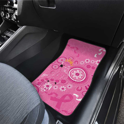 Pink Ribbon Australia Car Mats Breast Cancer Awareness Aboriginal Cacatua leadbeateri - Aussie Hoodie