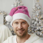 Pink Ribbon Australia Christmas Santa Hat Breast Cancer Awareness Aboriginal Cacatua leadbeateri - Aussie Hoodie