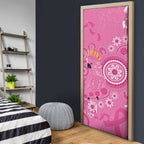 Pink Ribbon Australia Door Cover Breast Cancer Awareness Aboriginal Cacatua leadbeateri - Aussie Hoodie