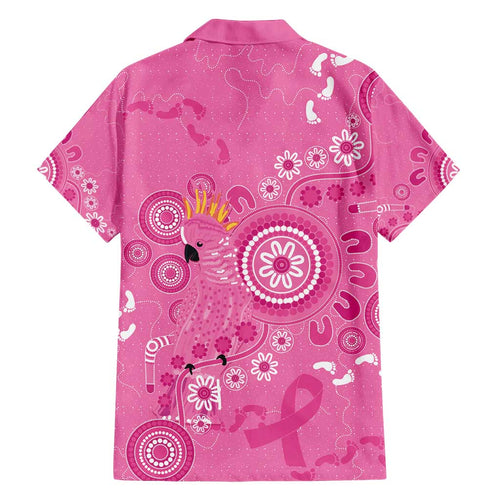 Pink Ribbon Australia Family Matching Long Sleeve Bodycon Dress and Hawaiian Shirt Breast Cancer Awareness Aboriginal Cacatua leadbeateri - Aussie Hoodie