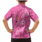 Pink Ribbon Australia Family Matching Mermaid Dress and Hawaiian Shirt Breast Cancer Awareness Aboriginal Cacatua leadbeateri - Aussie Hoodie