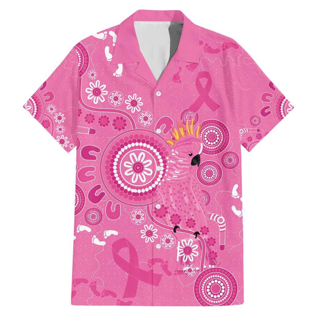 Pink Ribbon Australia Family Matching Mermaid Dress and Hawaiian Shirt Breast Cancer Awareness Aboriginal Cacatua leadbeateri - Aussie Hoodie