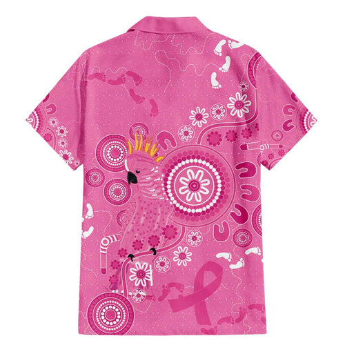 Pink Ribbon Australia Family Matching Mermaid Dress and Hawaiian Shirt Breast Cancer Awareness Aboriginal Cacatua leadbeateri - Aussie Hoodie