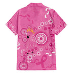 Pink Ribbon Australia Family Matching Off The Shoulder Long Sleeve Dress and Hawaiian Shirt Breast Cancer Awareness Aboriginal Cacatua leadbeateri - Aussie Hoodie