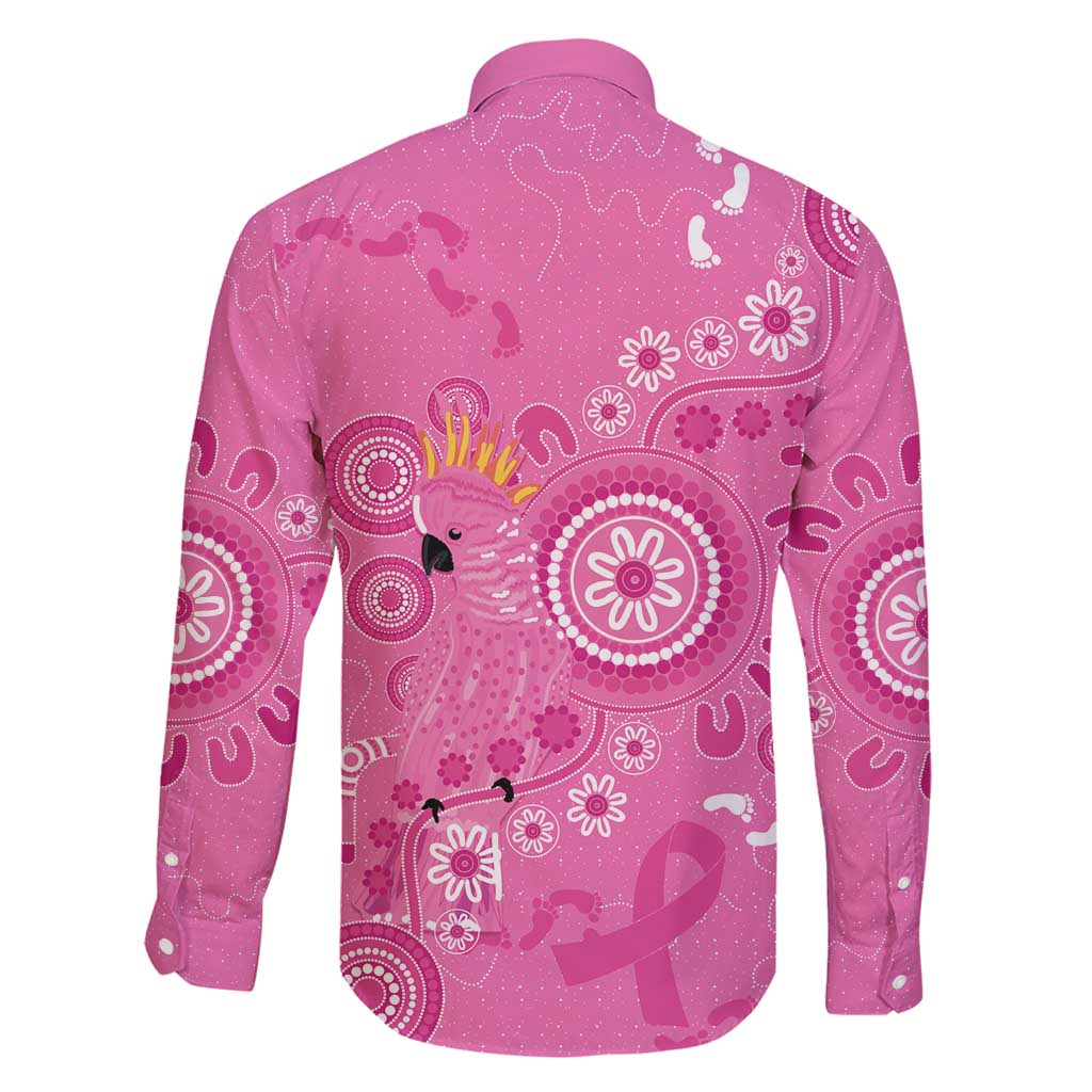 Pink Ribbon Australia Family Matching Off Shoulder Maxi Dress and Hawaiian Shirt Breast Cancer Awareness Aboriginal Cacatua leadbeateri - Aussie Hoodie