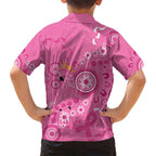 Pink Ribbon Australia Family Matching Off Shoulder Short Dress and Hawaiian Shirt Breast Cancer Awareness Aboriginal Cacatua leadbeateri - Aussie Hoodie