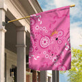Pink Ribbon Australia Garden Flag Breast Cancer Awareness Aboriginal Cacatua leadbeateri - Aussie Hoodie