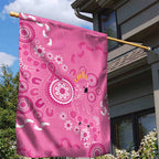 Pink Ribbon Australia Garden Flag Breast Cancer Awareness Aboriginal Cacatua leadbeateri - Aussie Hoodie