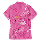 Pink Ribbon Australia Hawaiian Shirt Breast Cancer Awareness Aboriginal Cacatua leadbeateri - Aussie Hoodie