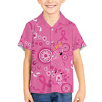 Pink Ribbon Australia Kid Hawaiian Shirt Breast Cancer Awareness Aboriginal Cacatua leadbeateri - Aussie Hoodie