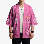 Pink Ribbon Australia Kimono Breast Cancer Awareness Aboriginal Cacatua leadbeateri - Aussie Hoodie