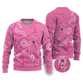 Pink Ribbon Australia Ugly Christmas Sweater Breast Cancer Awareness Aboriginal Cacatua leadbeateri - Aussie Hoodie