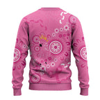 Pink Ribbon Australia Ugly Christmas Sweater Breast Cancer Awareness Aboriginal Cacatua leadbeateri - Aussie Hoodie