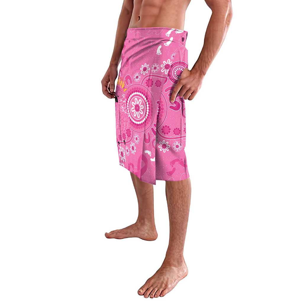 Pink Ribbon Australia Lavalava Breast Cancer Awareness Aboriginal Cacatua leadbeateri - Aussie Hoodie
