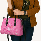 Pink Ribbon Australia Leather Bag Breast Cancer Awareness Aboriginal Cacatua leadbeateri - Aussie Hoodie