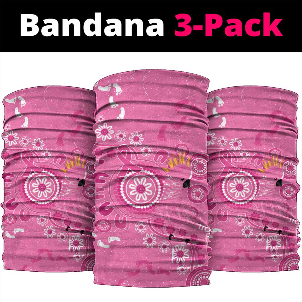 Pink Ribbon Australia Neck Gaiter Breast Cancer Awareness Aboriginal Cacatua leadbeateri - Aussie Hoodie