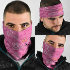 Pink Ribbon Australia Neck Gaiter Breast Cancer Awareness Aboriginal Cacatua leadbeateri - Aussie Hoodie