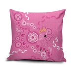 Pink Ribbon Australia Pillow Cover Breast Cancer Awareness Aboriginal Cacatua leadbeateri - Aussie Hoodie