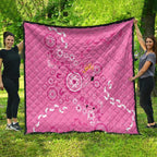 Pink Ribbon Australia Quilt Breast Cancer Awareness Aboriginal Cacatua leadbeateri - Aussie Hoodie