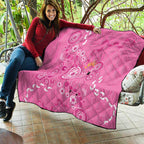 Pink Ribbon Australia Quilt Breast Cancer Awareness Aboriginal Cacatua leadbeateri - Aussie Hoodie