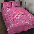 Pink Ribbon Australia Quilt Bed Set Breast Cancer Awareness Aboriginal Cacatua leadbeateri - Aussie Hoodie