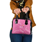 Pink Ribbon Australia Shoulder Handbag Breast Cancer Awareness Aboriginal Cacatua leadbeateri - Aussie Hoodie