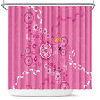 Pink Ribbon Australia Shower Curtain Breast Cancer Awareness Aboriginal Cacatua leadbeateri - Aussie Hoodie