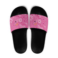 Pink Ribbon Australia Slide Sandals Breast Cancer Awareness Aboriginal Cacatua leadbeateri - Aussie Hoodie