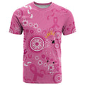 Pink Ribbon Australia T Shirt Breast Cancer Awareness Aboriginal Cacatua leadbeateri - Aussie Hoodie
