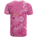 Pink Ribbon Australia T Shirt Breast Cancer Awareness Aboriginal Cacatua leadbeateri - Aussie Hoodie
