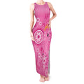 Pink Ribbon Australia Tank Maxi Dress Breast Cancer Awareness Aboriginal Cacatua leadbeateri - Aussie Hoodie